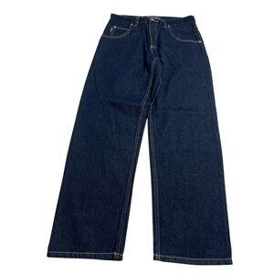NEO Blue Super Baggy Jeans in Stone Dark Blue